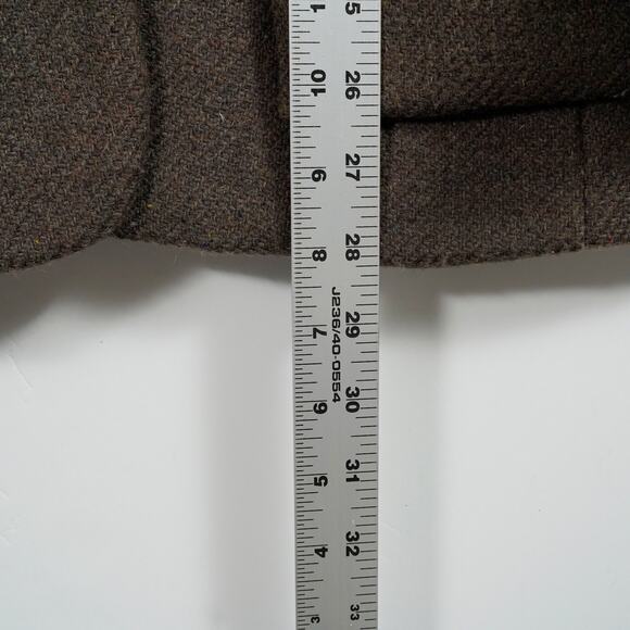 Vintage Women’s Wool Blazer Brown Union Made USA Size 10 Tailored Fit - Picture 10 of 13